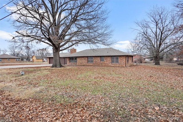 view of rear view of property