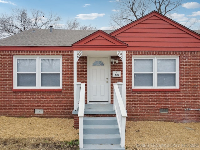 view of bungalow-style house