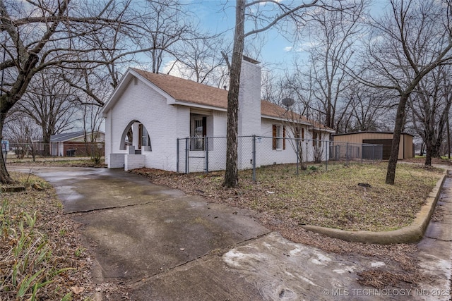 view of side of home