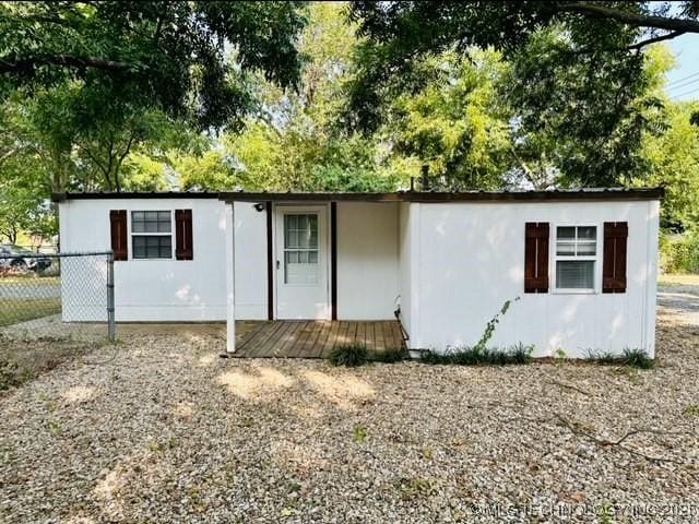 view of back of property