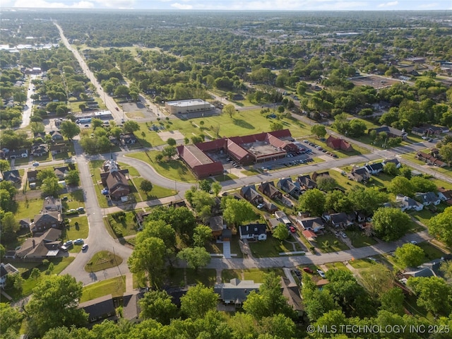 bird's eye view featuring a residential view
