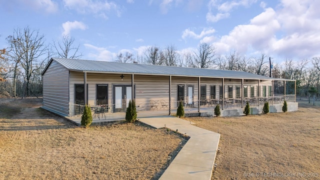 view of rear view of property