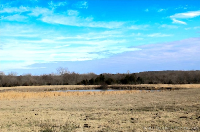 view of landscape with a rural view