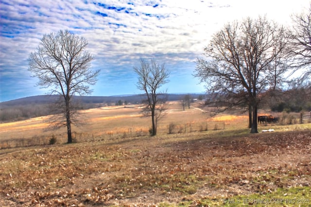 exterior space featuring a rural view