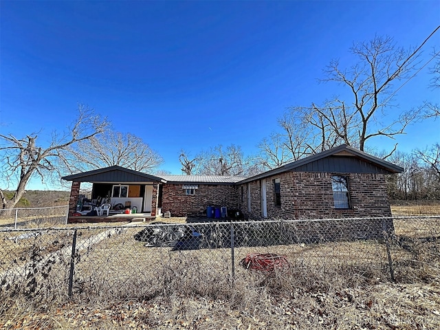 view of ranch-style home