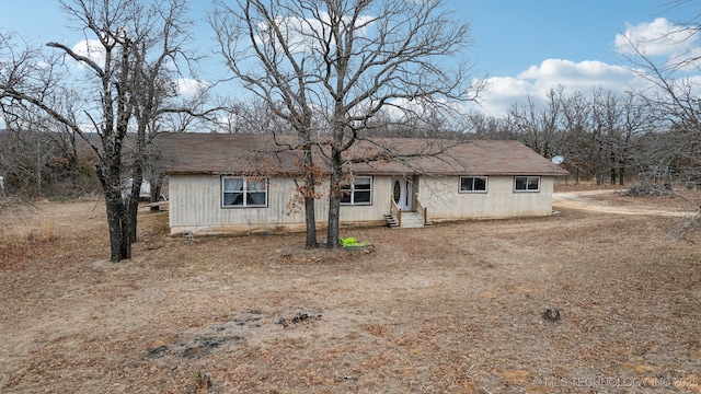 view of front of home