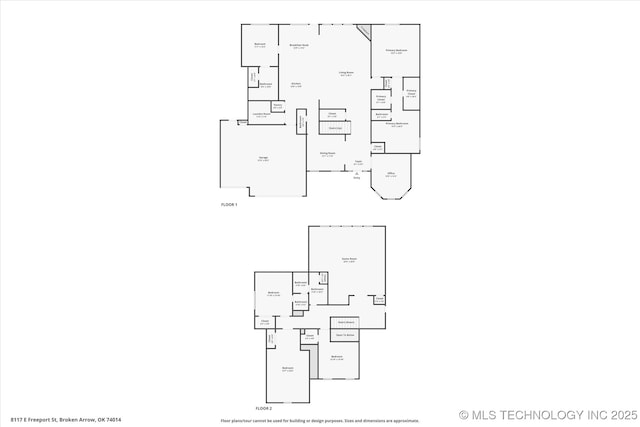 8117 E Freeport St, Broken Arrow, OK 74014 - room layout