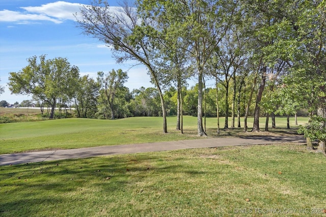 surrounding community with a lawn