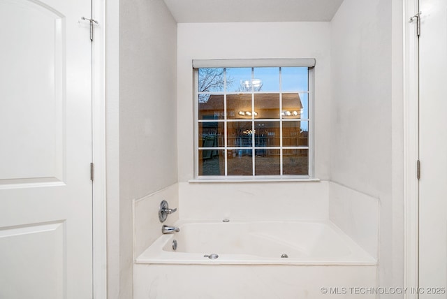 bathroom featuring a bathtub