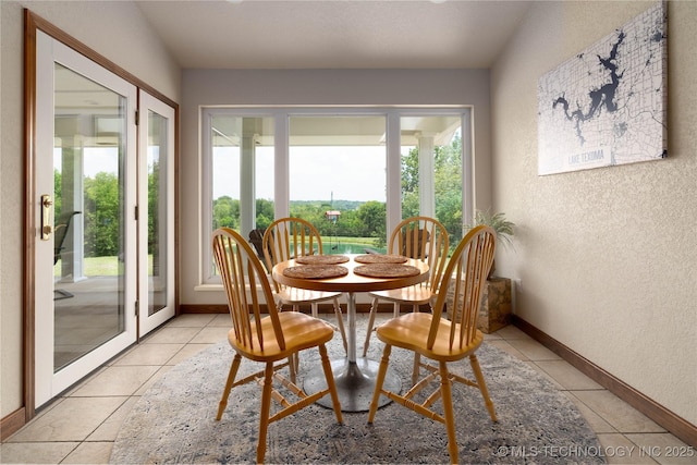 8775 Leonard St, Kingston, OK 73439 - view of tiled dining room
