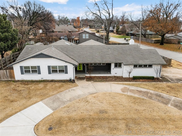 view of ranch-style house