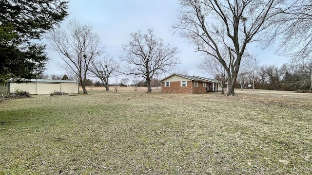 96848 S 4510th Rd, Vian, OK 74962 - view of grassy yard