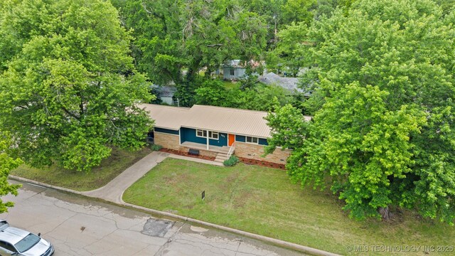 501 W 17th St, Pawhuska, OK 74056 - aerial view of property and surrounding area