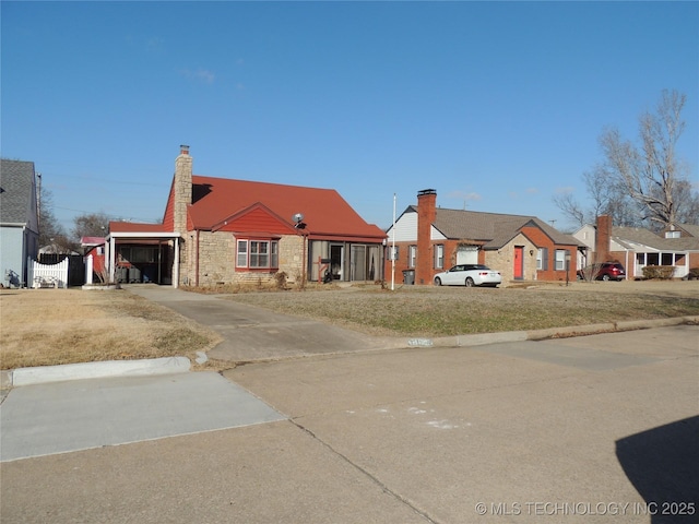 view of front of home