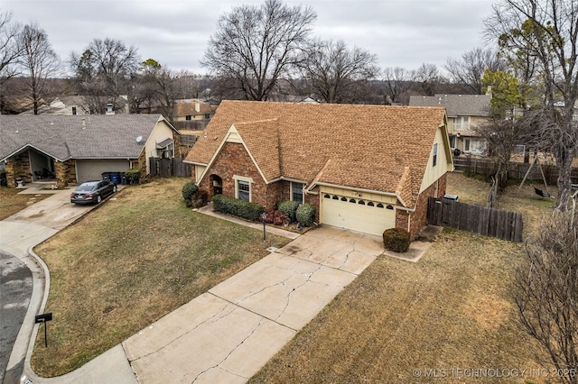 view of front of house with a front yard