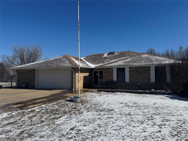 ranch-style house with a garage