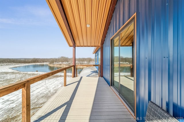9501 S 4170th Rd, Claremore, OK 74017 - balcony with a water view