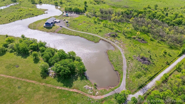 9501 S 4170th Rd, Claremore, OK 74017 - view of property location with a nearby body of water