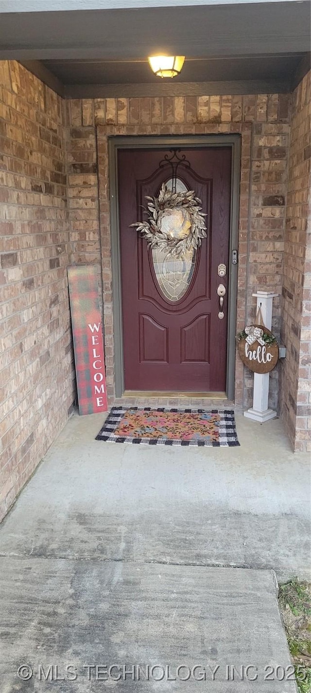 view of entrance to property