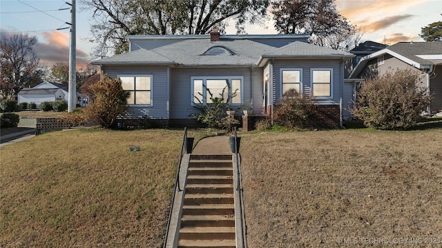 bungalow with a yard