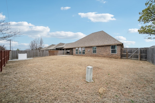 view of back of property