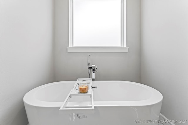 bathroom featuring a bathtub