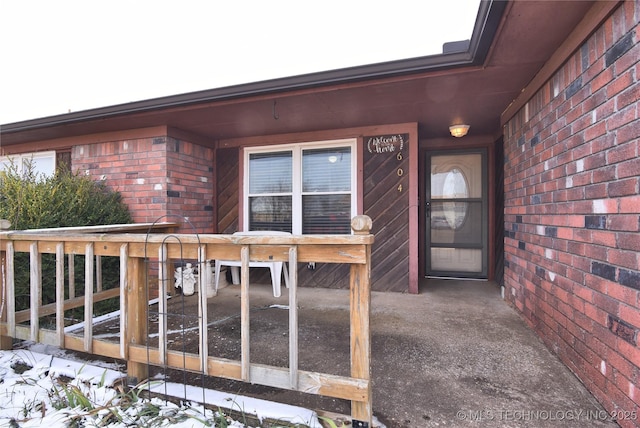 view of entrance to property