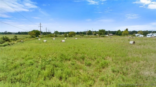 view of nature with a rural view