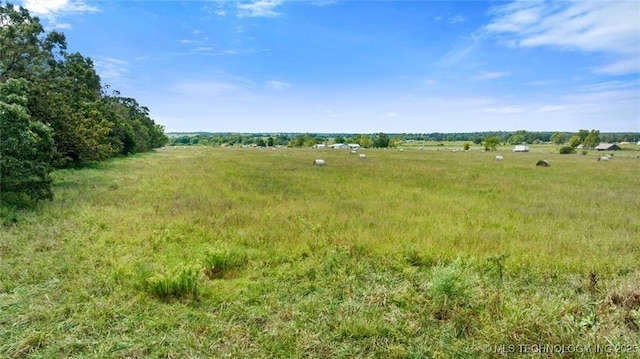 view of nature featuring a rural view