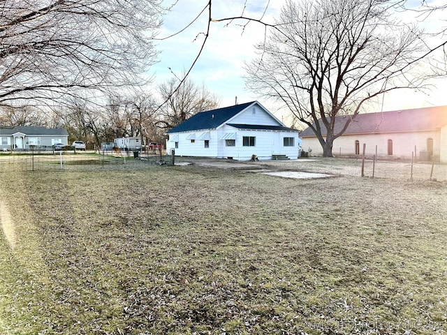 view of back of property