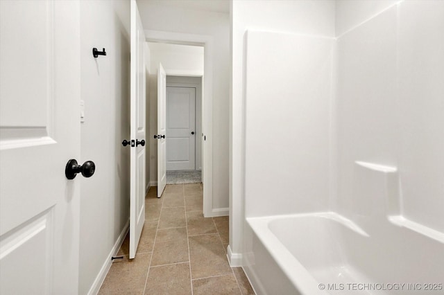 bathroom featuring separate shower and tub