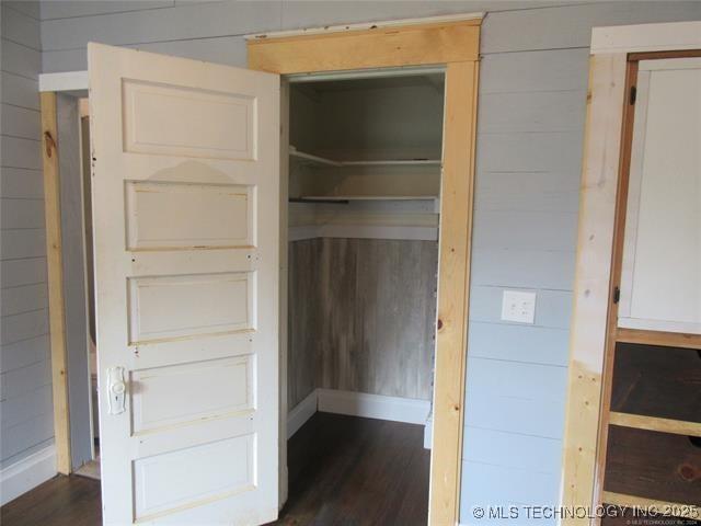 view of closet