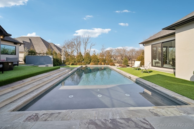 7300 E College St, Broken Arrow, OK 74014 - swimming pool featuring a yard