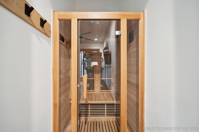 7300 E College St, Broken Arrow, OK 74014 - sauna featuring wooden walls