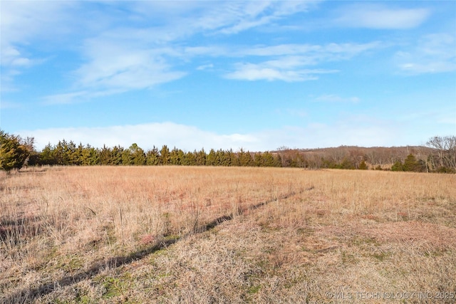 view of landscape with a rural view