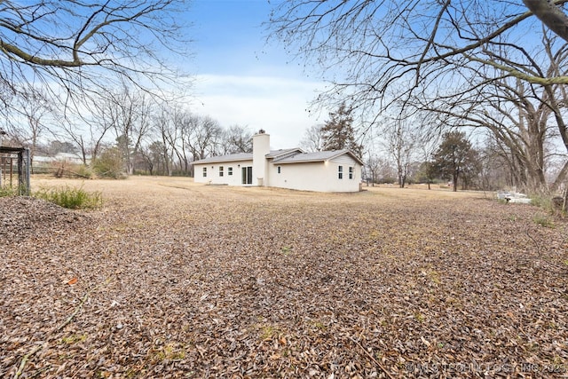 view of back of property