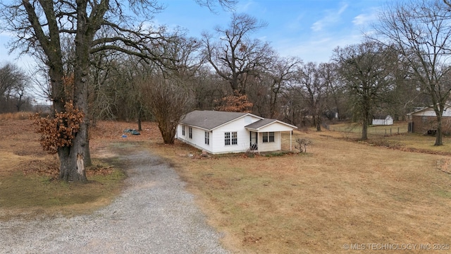 view of front of home featuring a porch