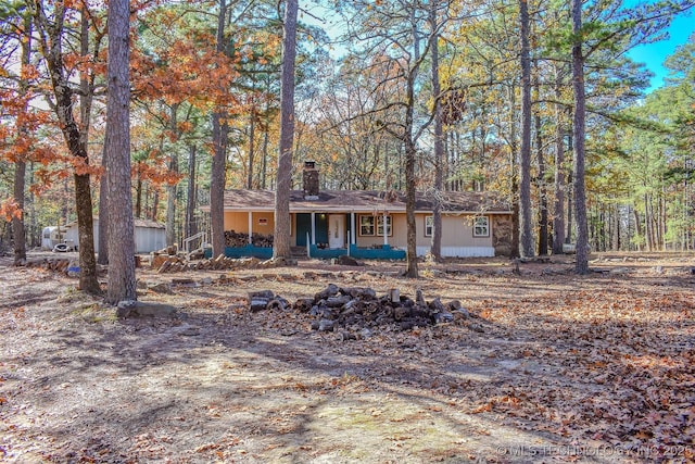 view of front of home