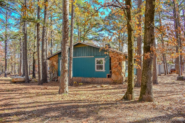 view of side of home