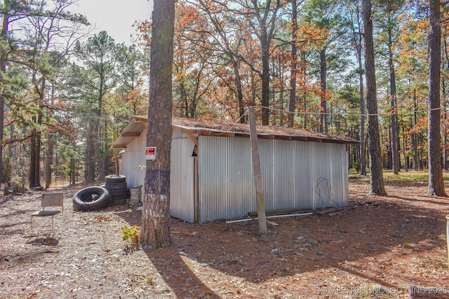 view of outbuilding