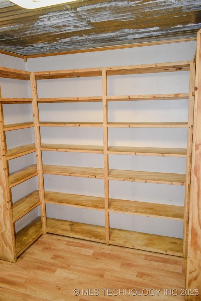 view of storage room