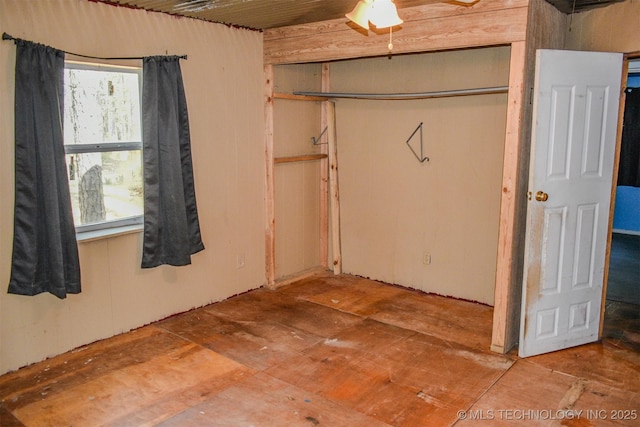 interior space with multiple windows