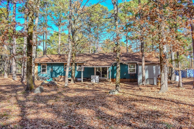 view of front of home