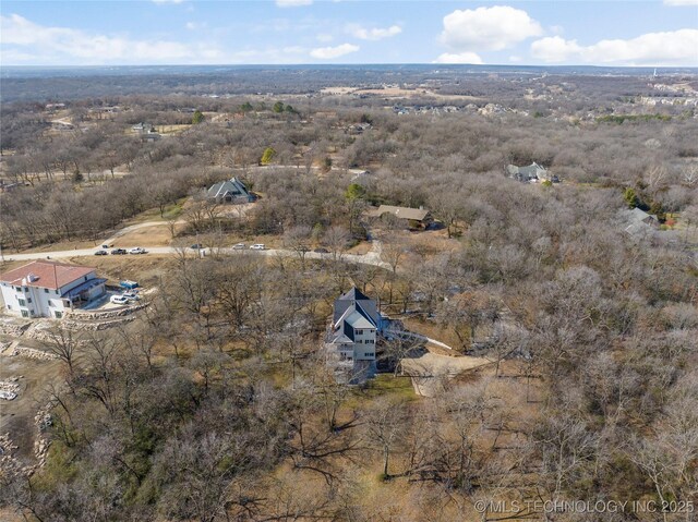 7637 S 26th W Ave, Tulsa, OK 74037 - aerial overview of property's location