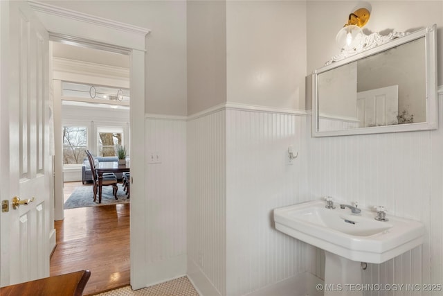 7637 S 26th W Ave, Tulsa, OK 74037 - bathroom featuring wood finished floors
