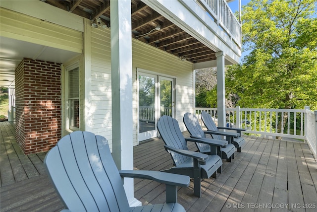 7637 S 26th W Ave, Tulsa, OK 74037 - view of deck