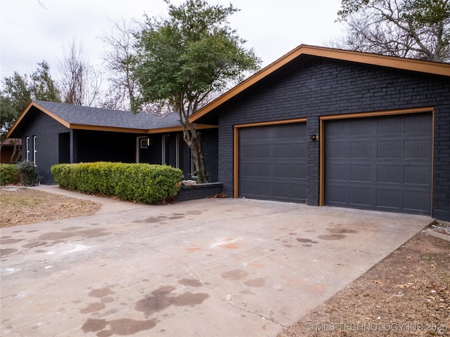 ranch-style house with a garage