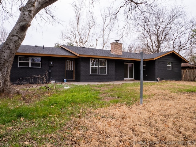 4008 NW Meadowbrook, Lawton, OK 73505 - view of front of home featuring a front lawn