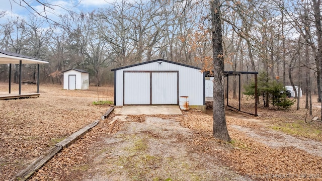 view of outbuilding