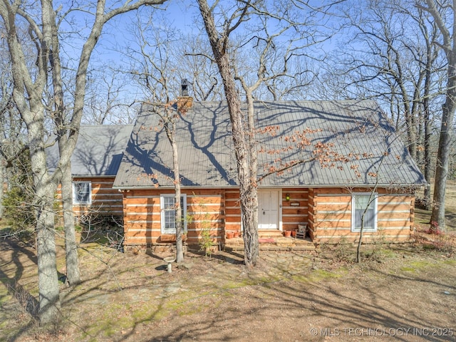 view of rear view of property